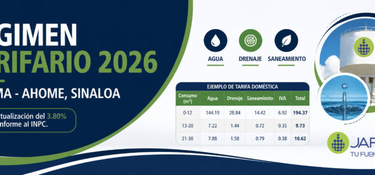 Conoce las tarifas actualizadas de JAPAMA