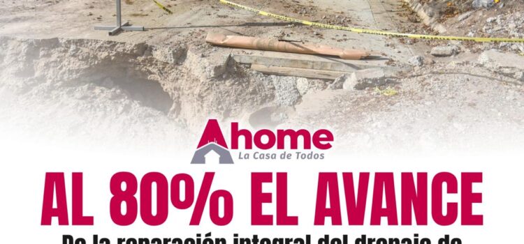Al 80% el avance de la reparación integral del drenaje de la Calle Daniel Castillo en la Burócrata. Al 80% el avance de la reparación integral del drenaje de la Calle Daniel Castillo en la Burócrata.