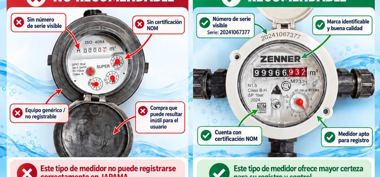 Usuarios pueden adquirir su medidor en JAPAMA o en una ferretería de su confianza