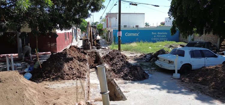 JAPAMA inicia rehabilitación de drenaje sanitario en el sector Centro de Los Mochis
